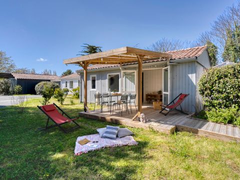 CHALET 4 personnes - Cabane Premium PMR | 2 chambres