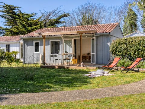 CHALET 4 personnes - Cabane Premium PMR | 2 chambres