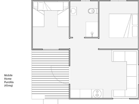 MOBILHOME 6 personnes - PUNTALA
