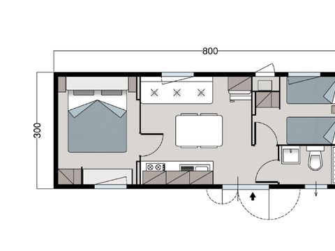 MOBILHOME 5 personnes - LUX CLIMA