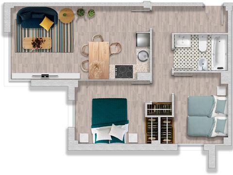 APPARTEMENT 5 personnes - A5 APTO STANDARD