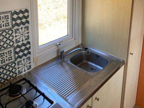 MOBILHOME 5 personnes - Mobil-Home Chêne Confort 23m² (2ch - 5pers) - terrasse couverte 10m2 - samedi/samedi 5 pers