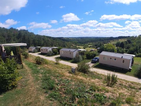 MOBILHOME 5 personnes - Mobil-Home Chêne Confort 23m² (2ch - 5pers) - terrasse couverte 10m2 - samedi/samedi 5 pers