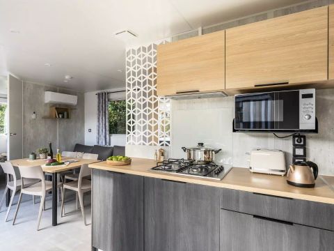 MOBILHOME 6 personnes - Cabane Luxe 4 pièces 6 personnes Climatisée + Jacuzzi