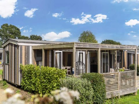 MOBILHOME 6 personnes - Cabane Premium 4 Pièces 6 Personnes Climatisée + TV