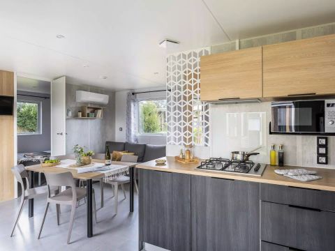 MOBILHOME 6 personnes - Cabane Premium 4 Pièces 6 Personnes Climatisée + TV