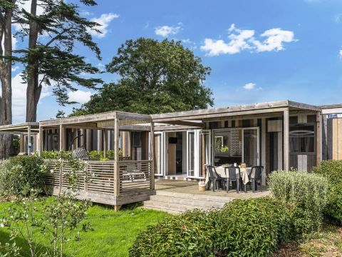 MOBILHOME 6 personnes - Cabane Premium 4 Pièces 6 Personnes Climatisée + TV