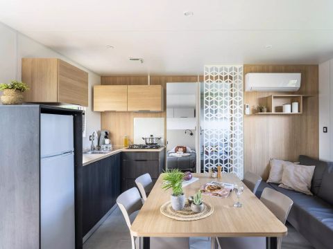 MOBILHOME 6 personnes - Cabane 4 Pièces 6 Personnes Climatisée + TV