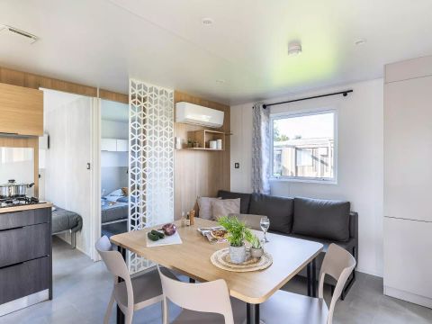 MOBILHOME 6 personnes - Cabane 4 Pièces 6 Personnes Climatisée + TV