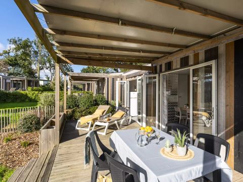 MOBILHOME 4 personnes - Cabane 3 Pièces 4 personnes Climatisée + TV