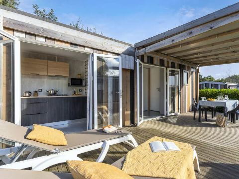 MOBILHOME 4 personnes - Cabane 3 Pièces 4 personnes Climatisée + TV