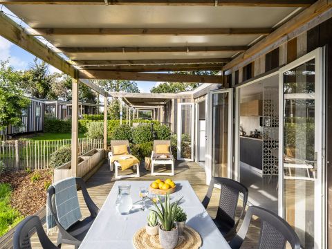 MOBILHOME 4 personnes - Cabane 3 Pièces 4 personnes Climatisée + TV