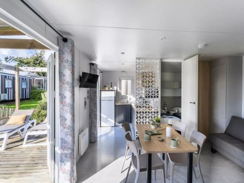 MOBILHOME 4 personnes - Cabane 3 Pièces 4 personnes Climatisée + TV