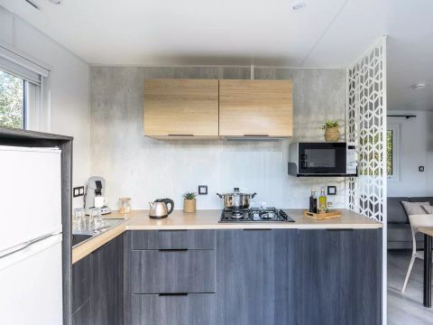 MOBILHOME 4 personnes - Cabane 3 Pièces 4 personnes Climatisée + TV