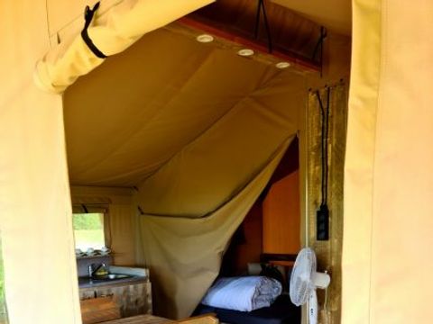 TENTE TOILE ET BOIS 4 personnes - LODGE SAFARI