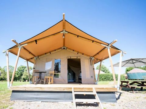 TENTE TOILE ET BOIS 4 personnes - Lodge Safari 2 Pièces 4 Personnes (2 adultes + 2 enfants -12 ans)