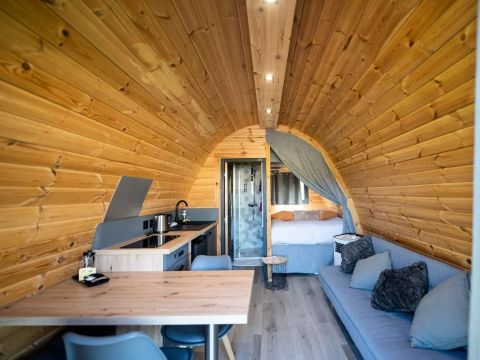 HÉBERGEMENT INSOLITE 4 personnes - Lodge des Bois 2 Pièces 2/4 Personnes (2 adultes + 2 enfants -12ans) + Jacuzzi