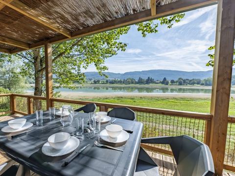 MOBILHOME 4 personnes - Cottage Premium 2 Chambres 4 Personnes Vue lac