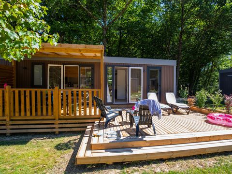MOBILHOME 5 personnes - Premium Exclusive | 2 Ch. | 5 Pers. | Terrasse surélevée | 2 SDB | TV
