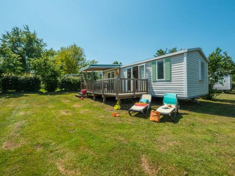 MOBILHOME 4 personnes - Comfort XL | 2 Ch. | 4 Pers. | Terrasse surélevée | Clim. | TV