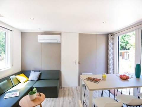 MOBILHOME 6 personnes - Premium Exclusive | 3 Ch. | 6 Pers. | Terrasse surélevée | 2 SDB | TV