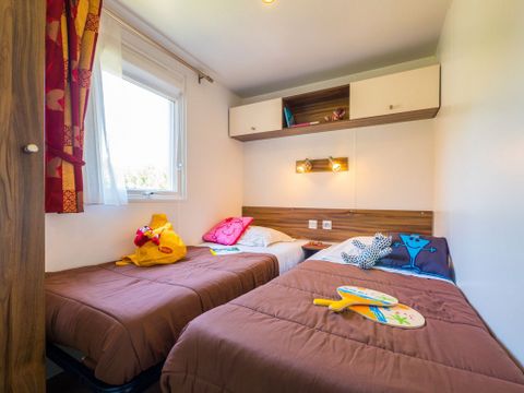 MOBILHOME 6 personnes - Comfort XL | 3 Ch. | 6 Pers. | Terrasse surélevée | Clim. | TV