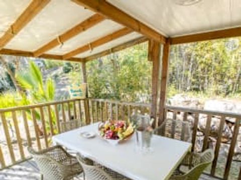 MOBILHOME 6 personnes - Cottage FAMILY LOL 6p 3ch 1sdb ****