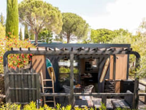 MOBILHOME 2 personnes - Cottage MALIBU SUITE 2p 1c1s Premium SPA