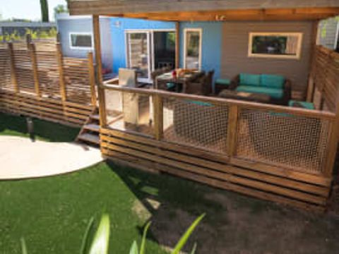 MOBILHOME 5 personnes - Cottage LONG BEACH 5p 2ch 2s Premium SPA