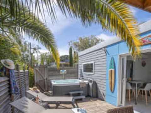 MOBILHOME 5 personnes - Cottage LONG BEACH 5p 2ch 2s Premium SPA