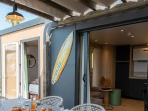 MOBILHOME 4 personnes - Cottage MALIBU SIMPLE 4p2c2s Premium SPA