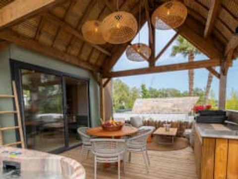 MOBILHOME 2 personnes - Cottage BALI SUITE 2p 1ch 1s Premium SPA