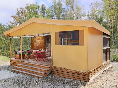 TENTE TOILE ET BOIS 4 personnes - Siroco Beach House
