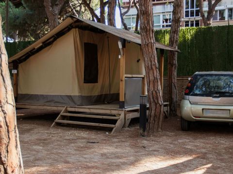 Tente en toile et en bois 2 personnes - SAFARI (1R 2P)