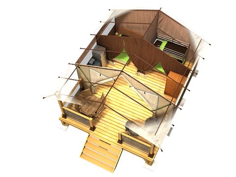 LODGE 5 personnes - Lodge TILIA
