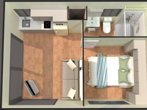 BUNGALOW 2 personnes - Family Lodge 1 2 pers.