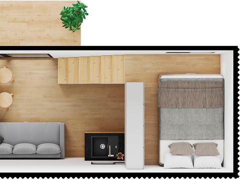 HÉBERGEMENT INSOLITE 3 personnes - Duplex Tiny Home