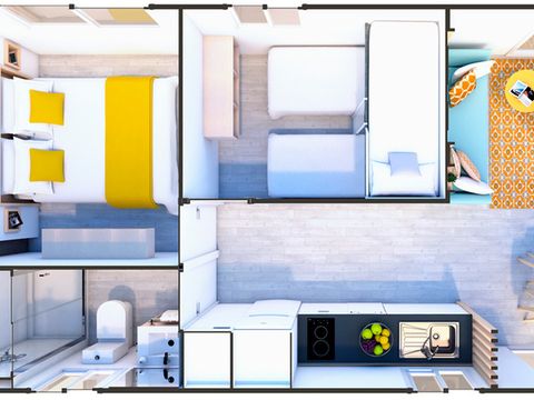 BUNGALOW 5 personnes - Family Lodge 2 B&B