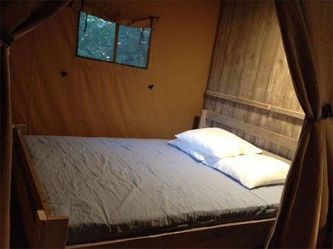 Tente en toile et en bois 5 personnes - Tente Lodge Luxe