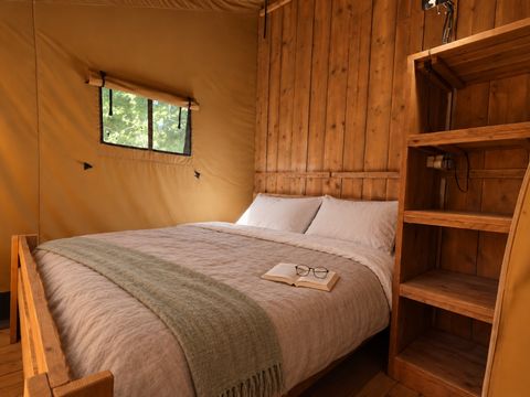 Tente en toile et en bois 5 personnes - Tente Lodge Luxe