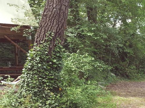 HÉBERGEMENT INSOLITE 2 personnes - Cabane Bivouac sur pilotis sous les arbres