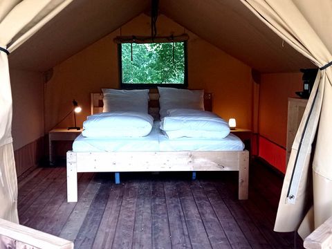 Tente en toile et en bois 2 personnes - Lodge Duo