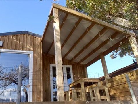 CHALET 6 personnes - Chalet de luxe Mimosa surplombant la rivière avec avec vue panoramique - Climatisé