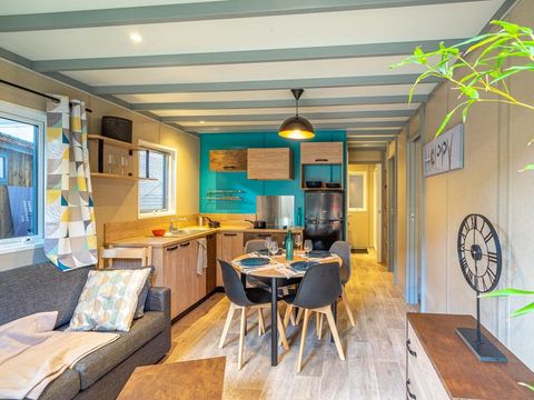 CHALET 6 personnes - Chalet de luxe Mimosa surplombant la rivière avec avec vue panoramique - Climatisé