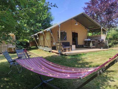 Tente en toile et en bois 5 personnes - Greenlodge Safari - Sans sanitaires privés