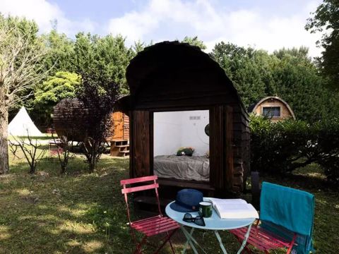 Tiny house 2 personnes - Roulotte Mozart 1 pièce 2 personnes Sans Sanitaire