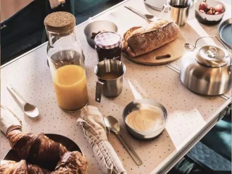 TENTE TOILE ET BOIS 6 personnes - Savannah Lodge 4 Pièces 6 Personnes Sans Sanitaire