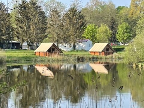TENTE TOILE ET BOIS 5 personnes - Tente lodges sans sanitaires