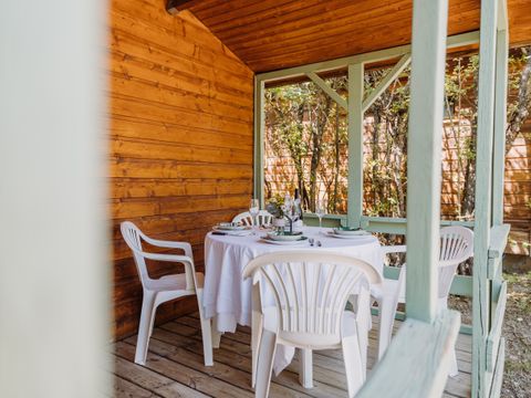 Chalet 3 personnes - Confort - 1 chambre - 1 salle de bain - 24m²