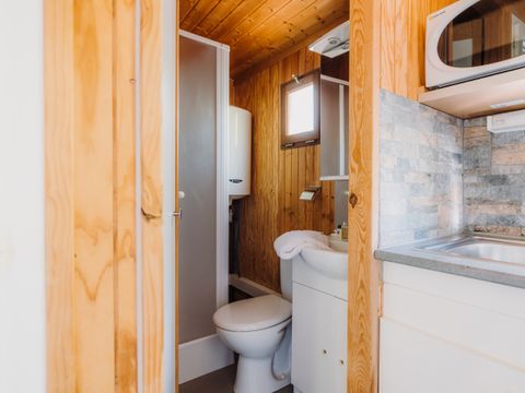 Chalet 3 personnes - Confort - 1 chambre - 1 salle de bain - 24m²